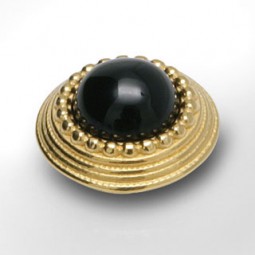 Top Cabochon Onyx Marakesh gold plattiert