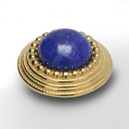 Top Cabochon Lapis Marakesh gold plattiert