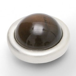 Top Cabochon Rauchquarz silber