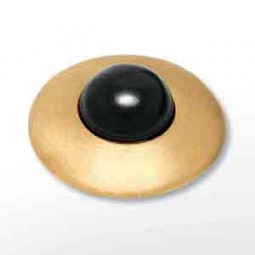 Top Orakel matt Onyx Cabochon gold plattiert