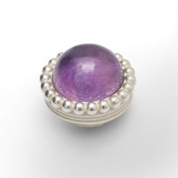 Top Cabochon Amethyst kugelverziert klein silber