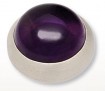 Top Cabochon 10mm Amethyst silber