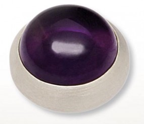 Top Cabochon 10mm Amethyst silber