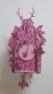 4345.87UQ42_Amsterdam_ violett/rosa_3D Steckuhr Mini 15cm Quarz